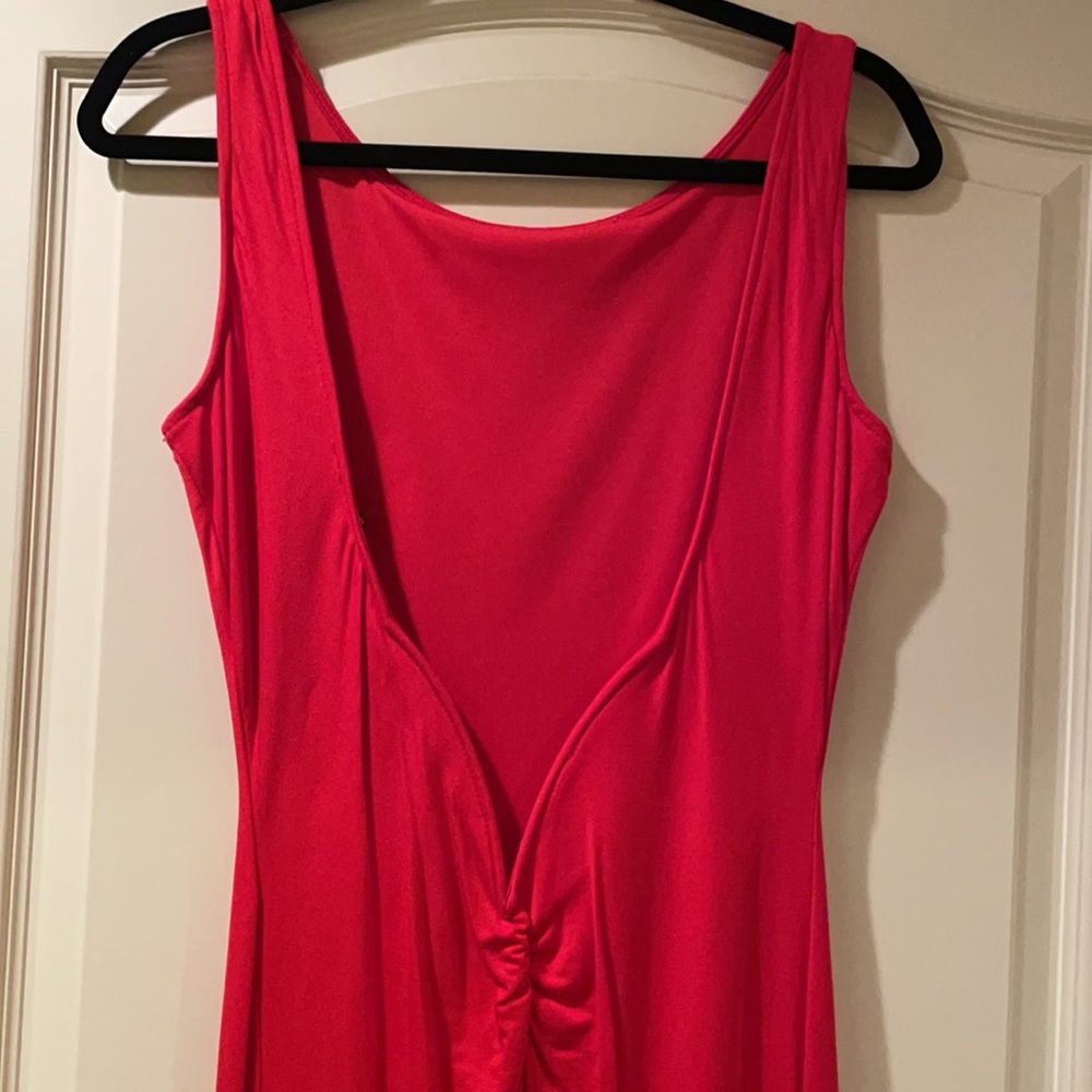 Low back midi dress